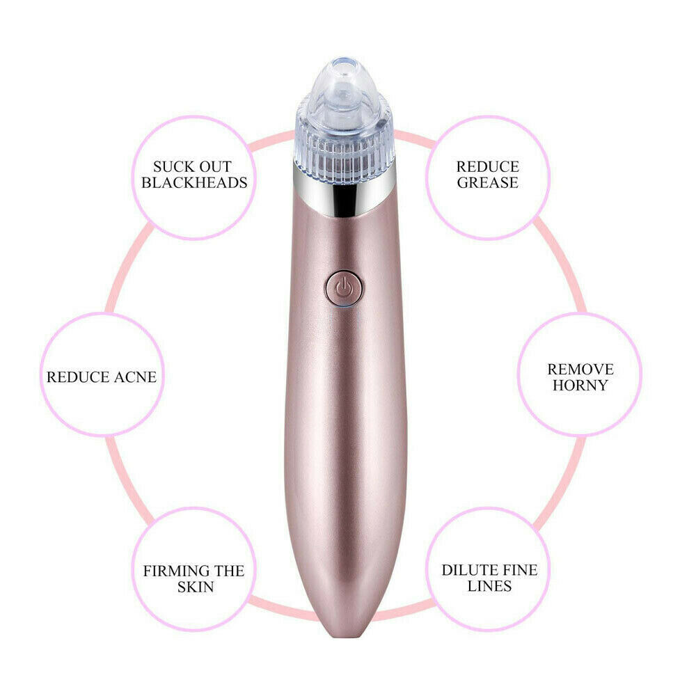 Electric Blackhead Vacuum Pore Cleaner, Acne Pimple Remover Strong Suction Tool
