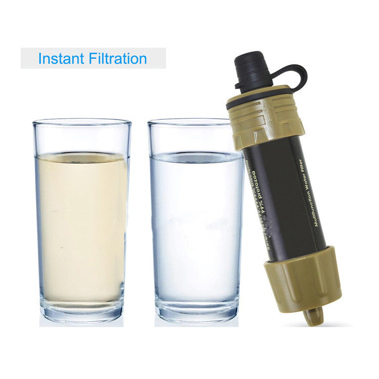 Mini Portable Water Filter Straw – Outdoor Emergency Water Purifier