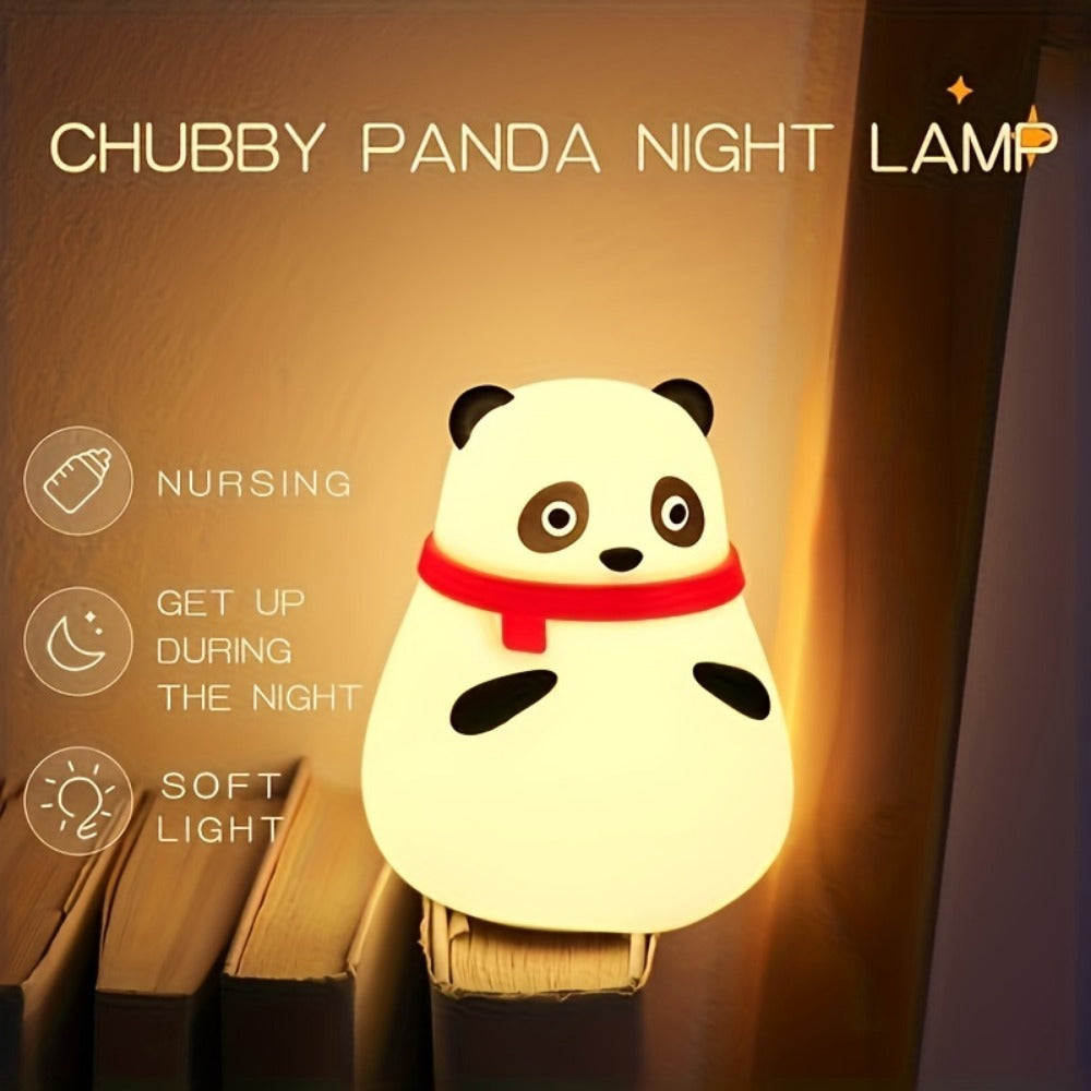 1 LED Cute Rainbow Light Color changing Silicone Light