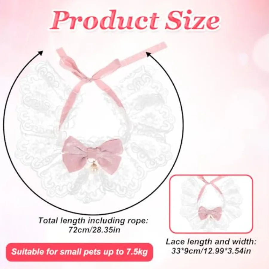 Cat Bow Collar Breakaway Cute Bow Tie