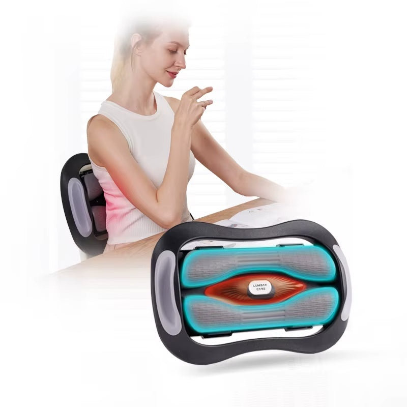 Constant Temperature Heat Therapy Multi-Frequency Vibration Stretch Simple Operation Electric Lumbar Traction Device