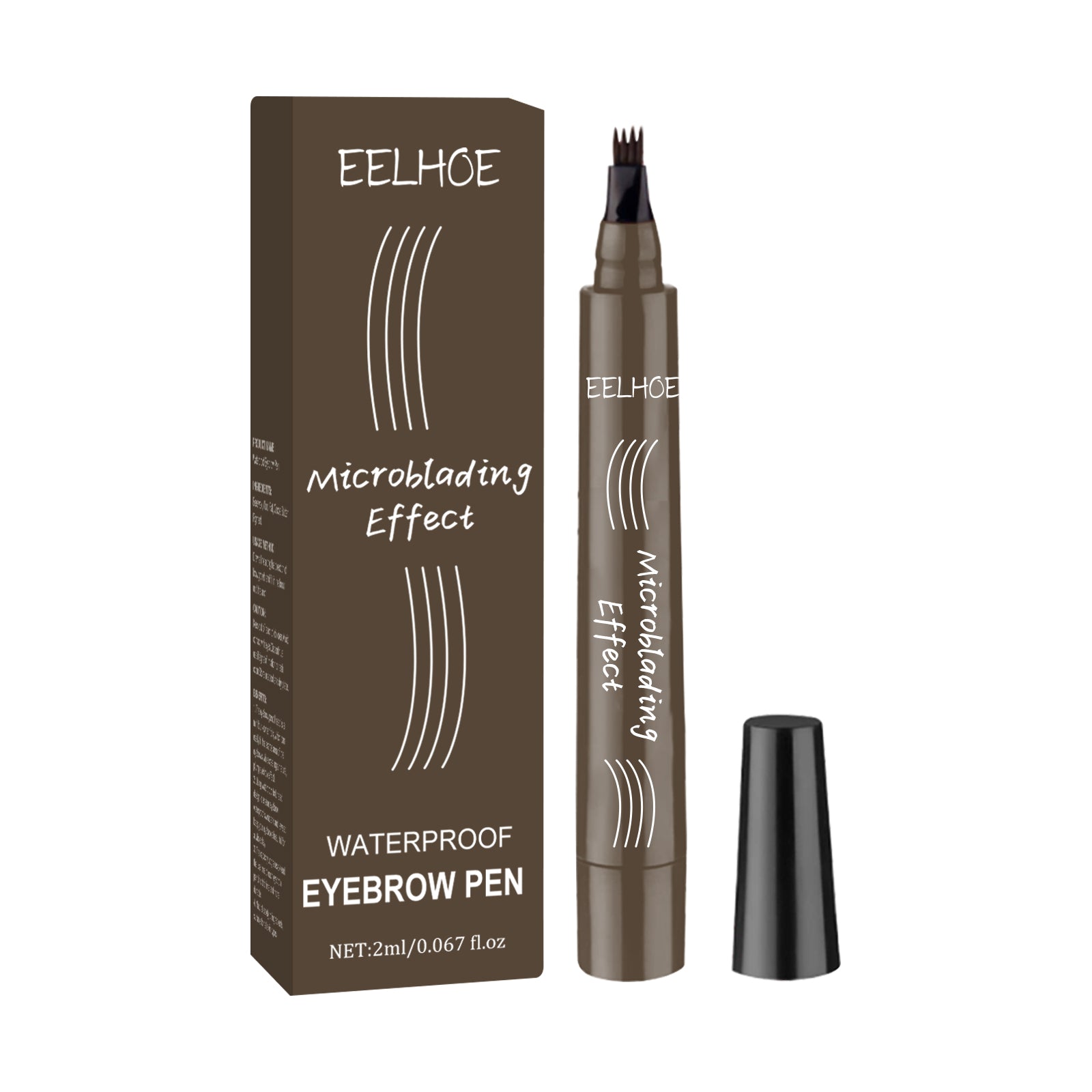 EELHOE Quad Wild Water Eyebrow Pencil | Shape Eyebrow Waterproof