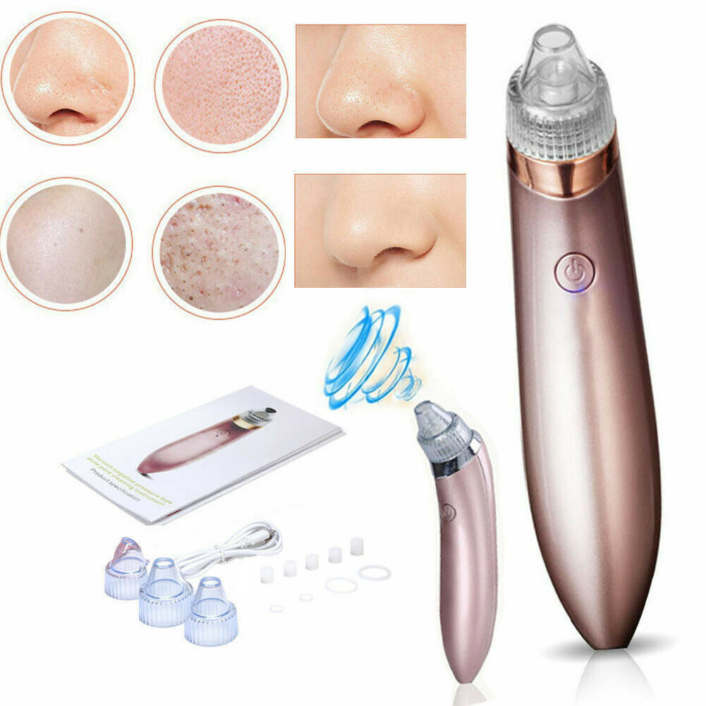 Electric Blackhead Vacuum Pore Cleaner, Acne Pimple Remover Strong Suction Tool