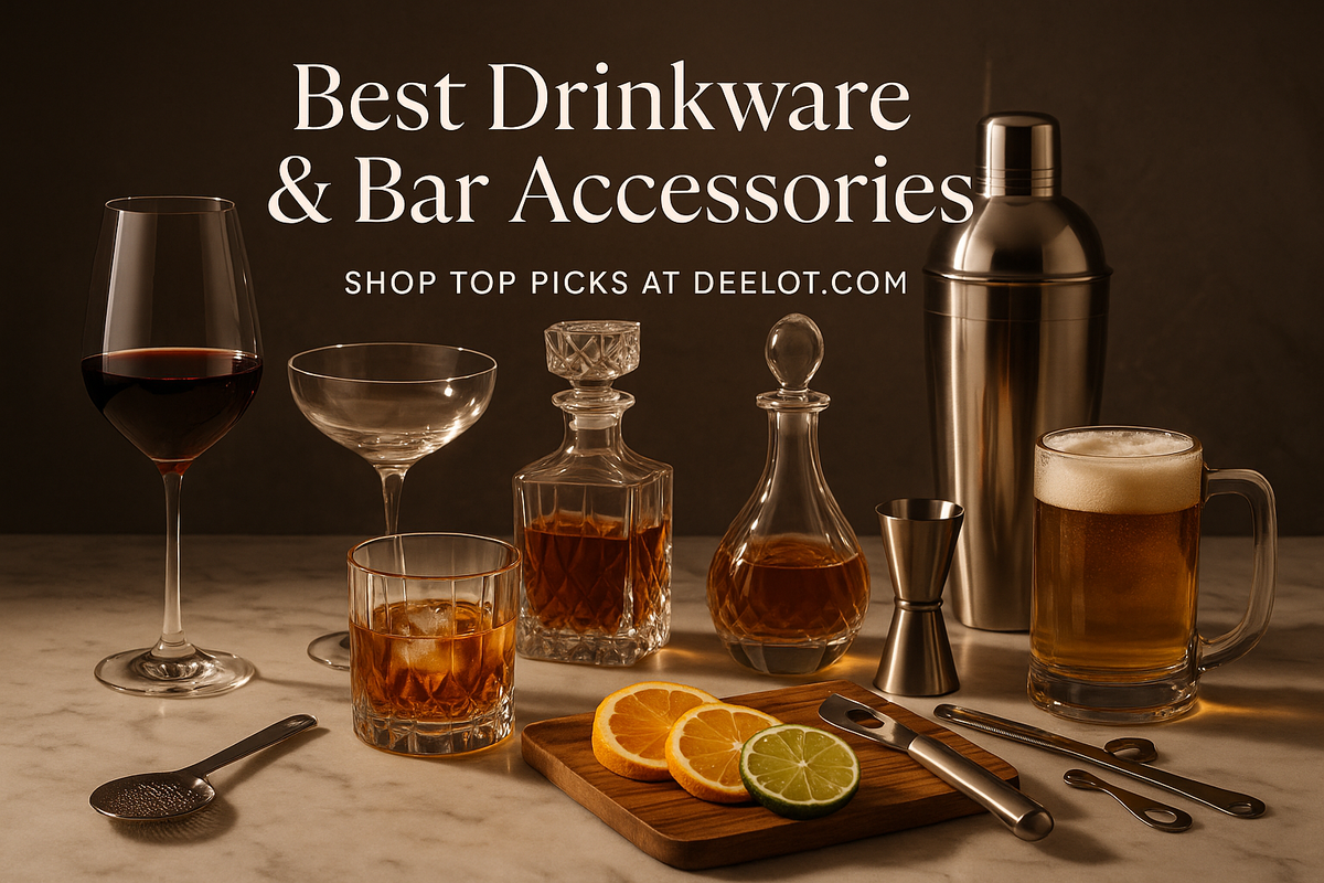 Best Drinkware & Bar Accessories for Every Home and Occasion – Shop the Top Picks at Deeloot.com
