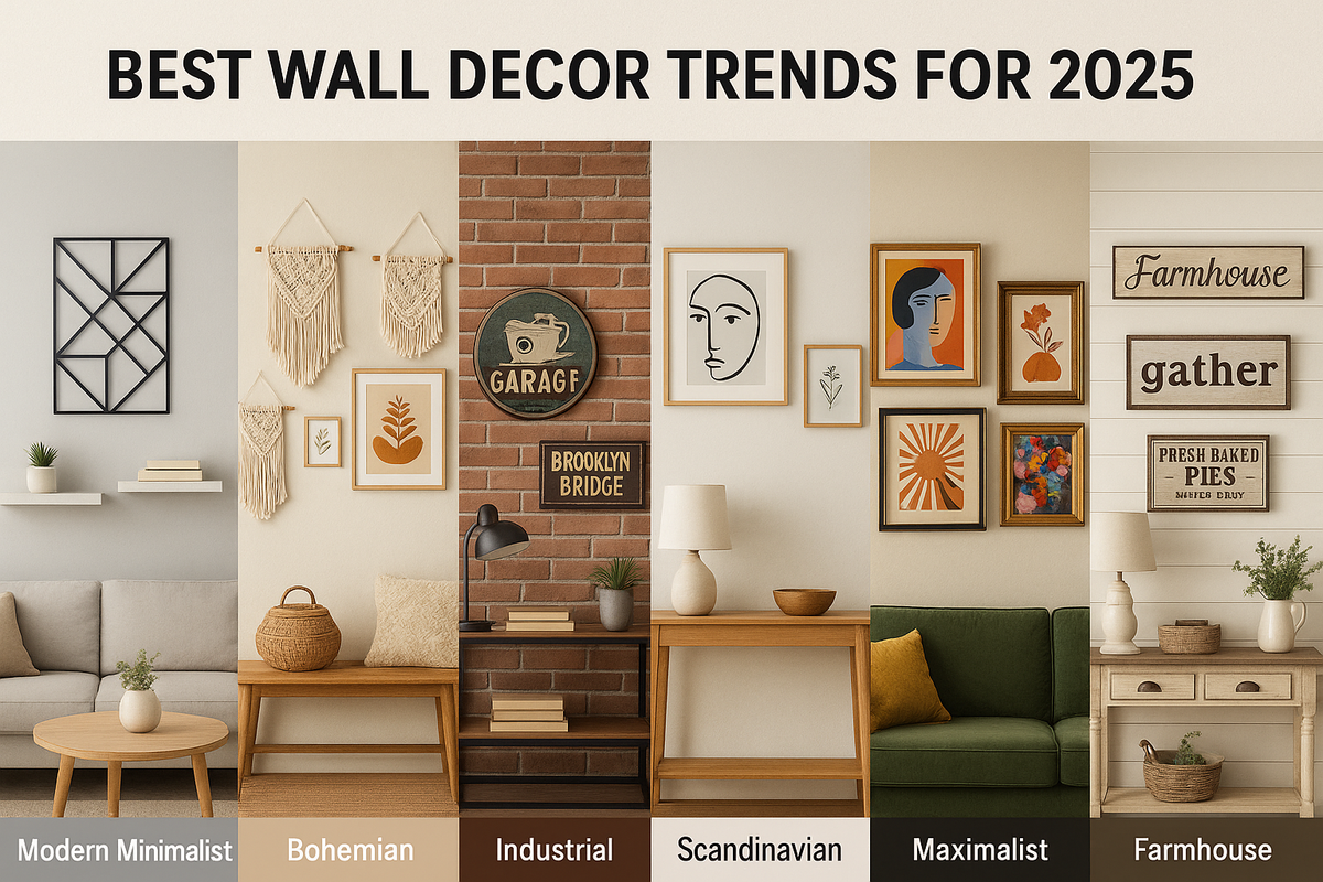 Best Wall Decor for Every Home Style in 2025