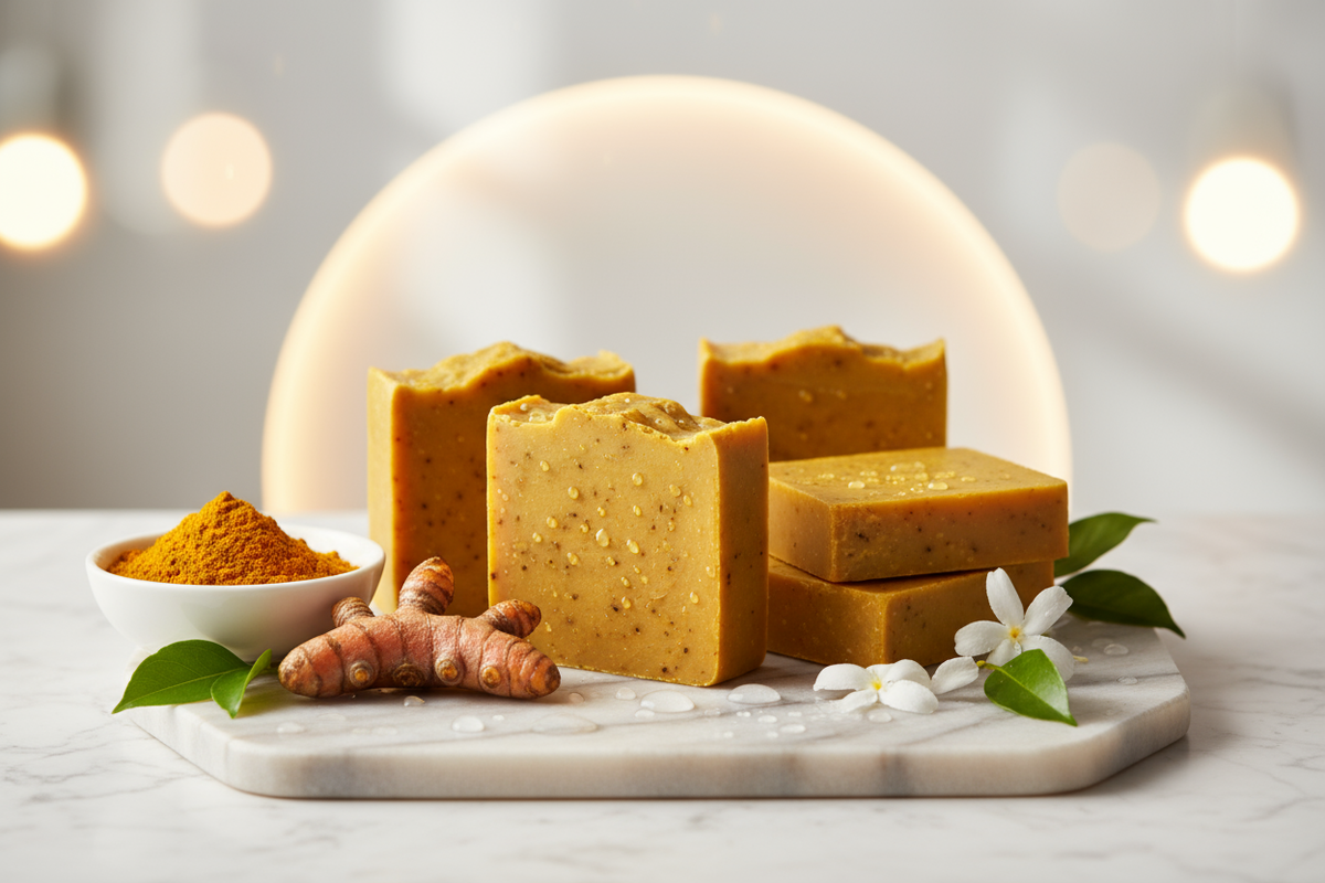 Unlocking Radiance Turmeric and Kojic Acid Soap Benefits