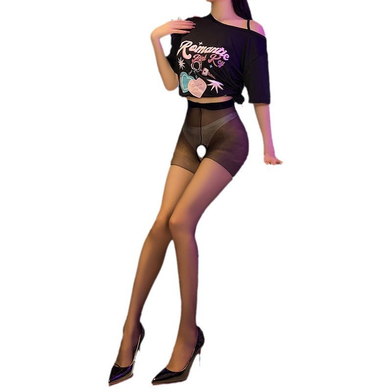 Pen Crotch Stockings High Quality Stretch Fabric Perfect Fit Sexy Lingerie Women's Fashion