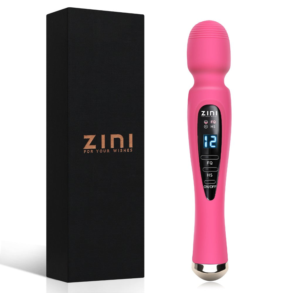 Rechargeable Personal Massager, 12 Modes, Digital Display Personal Massager For Women Neck, Shoulder, Back Pain Relief