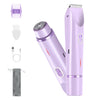 2 In 1 Bikini Trimmer For Women Dual Head Cordless Body Shaver | Waterproof Rechargeable Pubic Hair Razor
